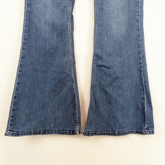 BKE Parker Universal Fit High-Rise Super Flare Jeans 24 Denim Jean Hi-Ri… - Picture 5 of 16